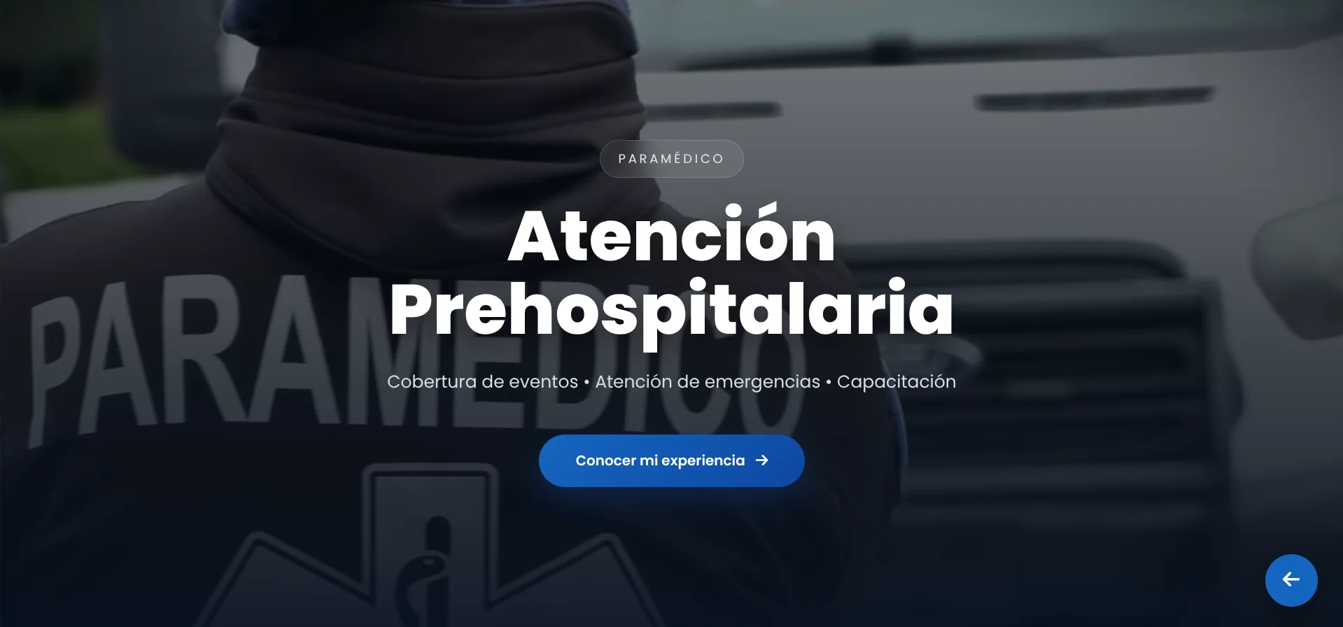 Vista previa de experiencia prehospitalaria